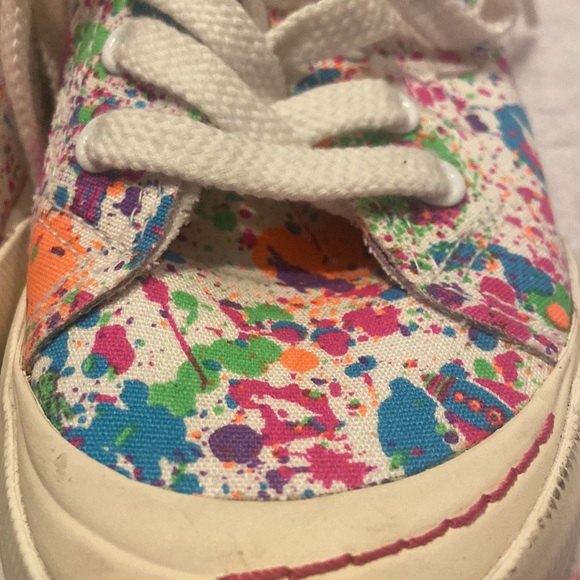 ROCKET DOG Size 6.5 Paint Splatter Sneakers - Picture 3 of 8
